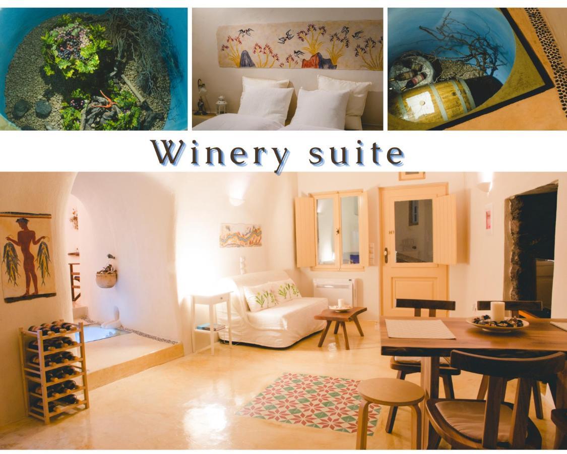 Villa Flora'S House & Cave Winery Pyrgos Kallistis Exterior foto