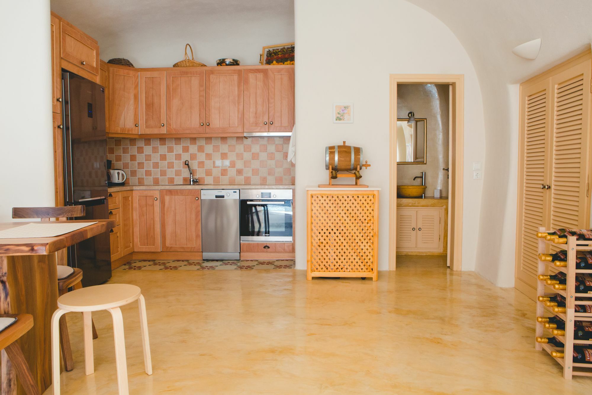 Villa Flora'S House & Cave Winery Pyrgos Kallistis Exterior foto